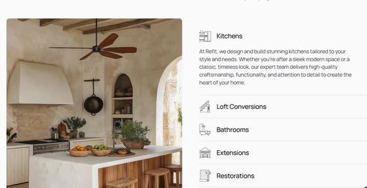 Sitio web (Diseño interior para negocios que apenas de alto calibre)