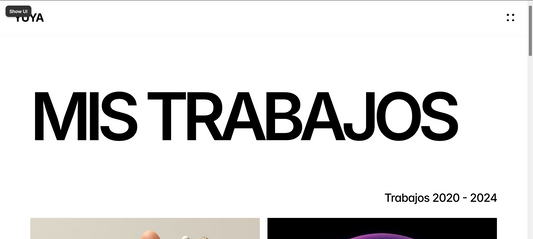 Sitio web (Portafol para fotógrafa o diseñadora)