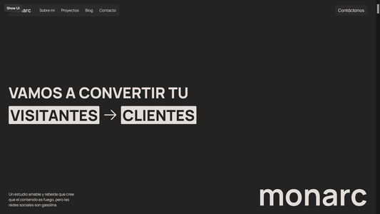 Sitio web (Portafolio diseñador)