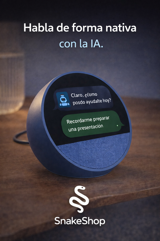 Echo Spot – Inteligencia Visible, Diseño que Inspira | SnakeShop