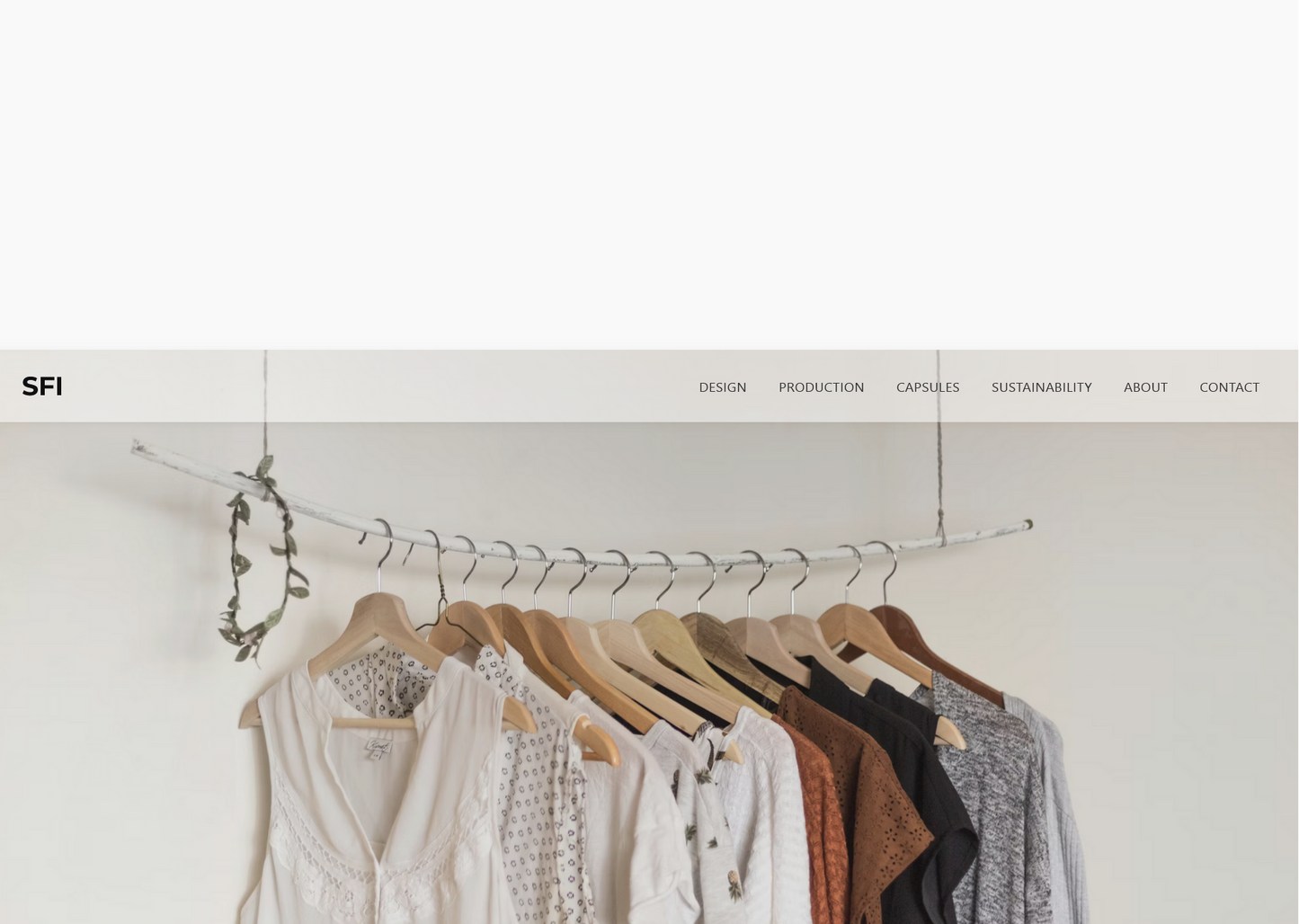 Sitio web (portafol ropa. Para negocios de un calibre mayor)