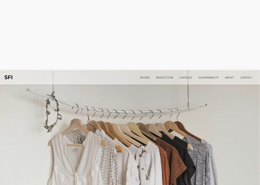 Sitio web (portafol ropa. Para negocios de un calibre mayor)