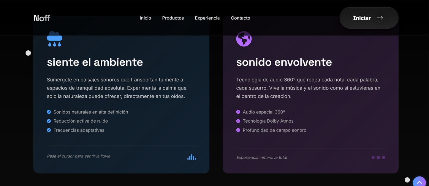 Sitio web ( Auriculares para negocios de alto calibre)