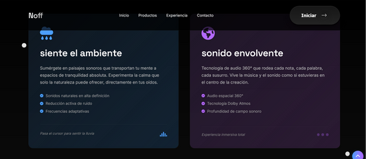 Sitio web ( Auriculares para negocios de alto calibre)