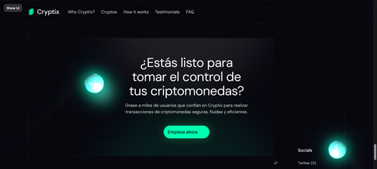 Sitio web (Criptomonedas para negocios de alto calibre)