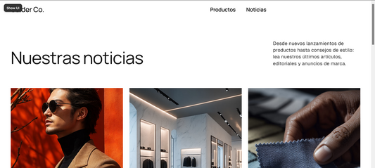 E-Comerce (Ropa para negocios de gran alcance)