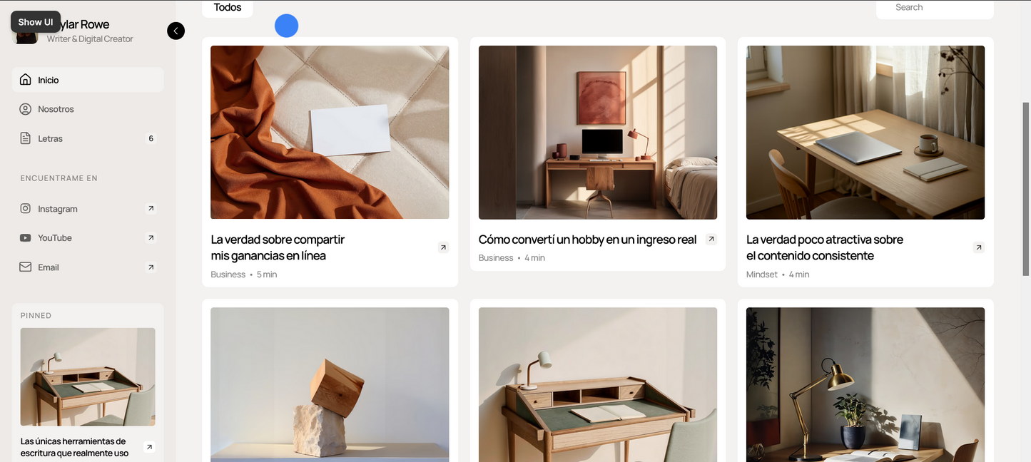 E-Comerce (Portafol de tus productos)