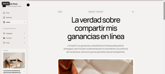 E-Comerce (Portafol de tus productos)