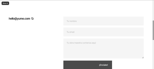 Sitio web (Portafol para fotógrafa o diseñadora)