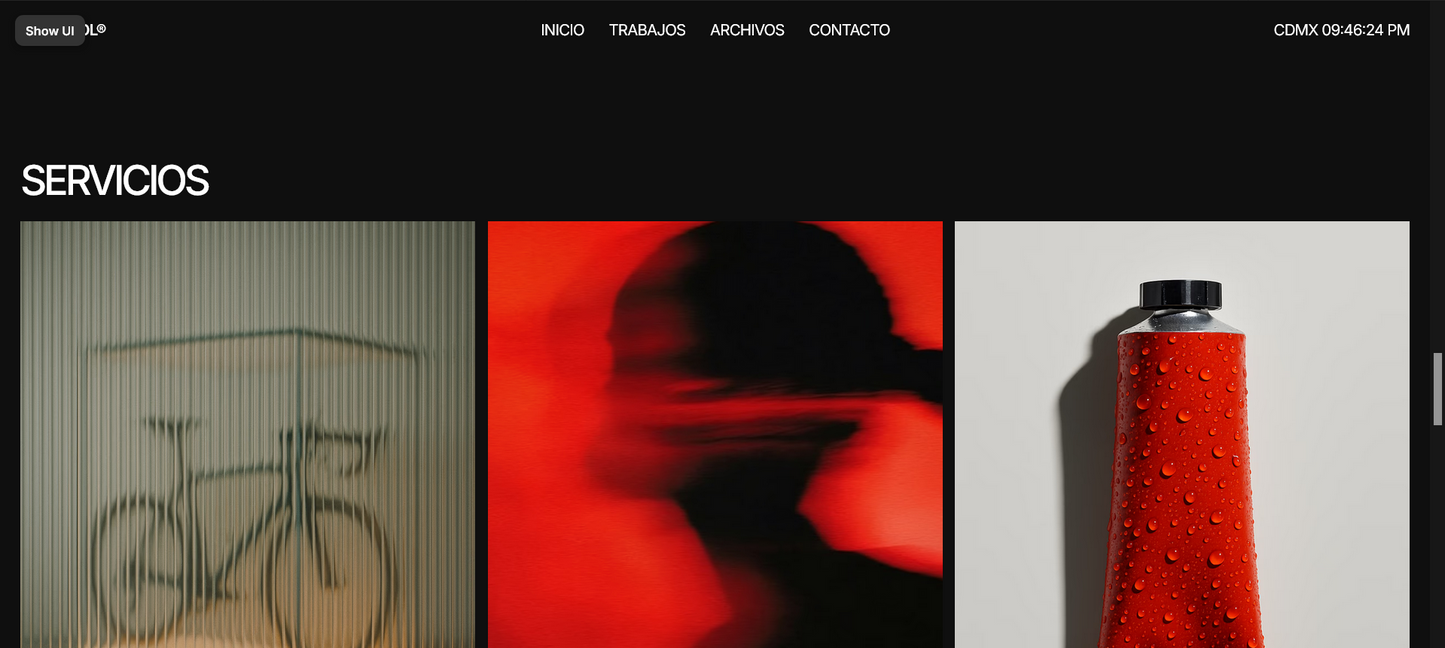 Sitio web (Portafol Diseñador gráfico)